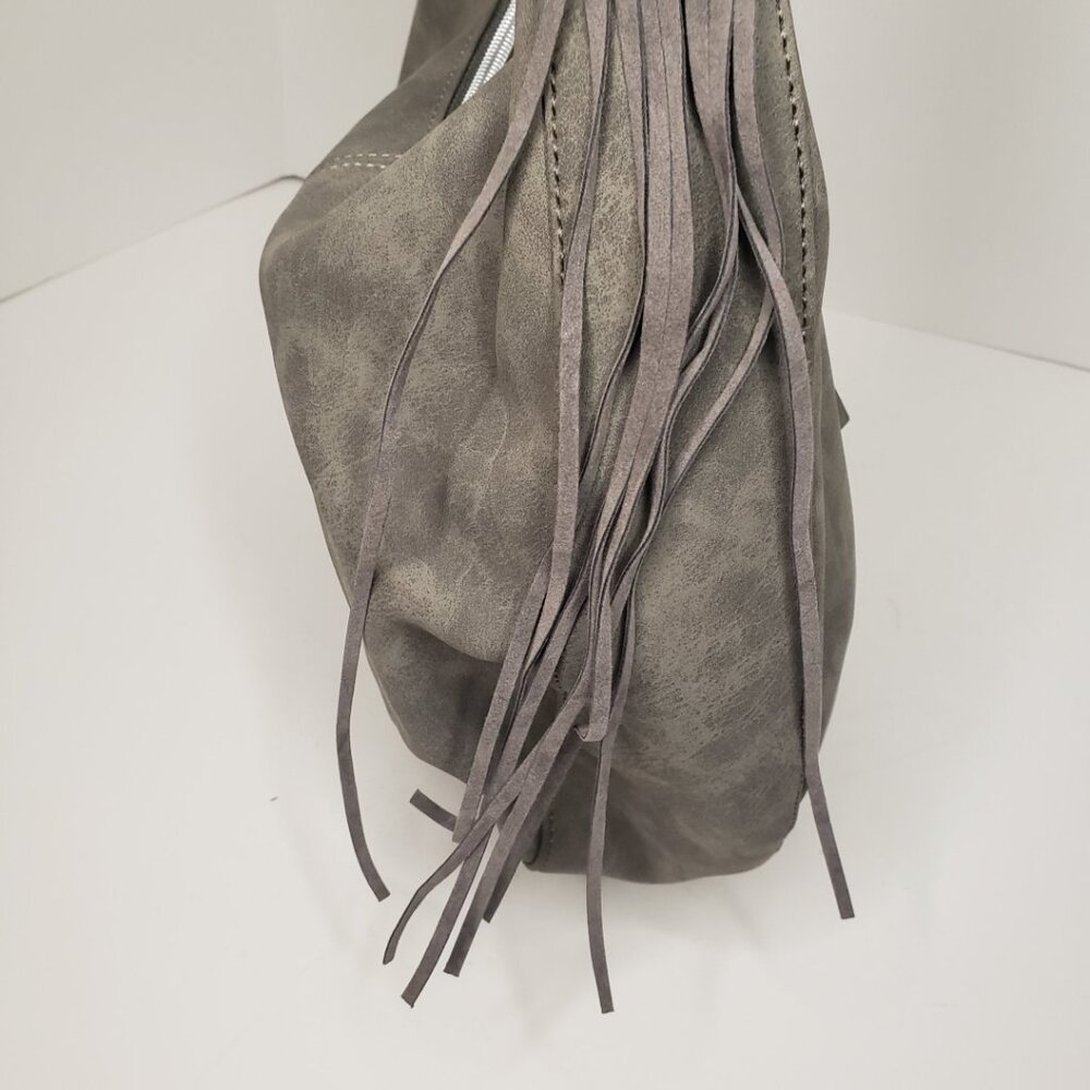 NWOT Kenneth Cole Reaction Hobo Bag Gray Big - Picture 10 of 13
